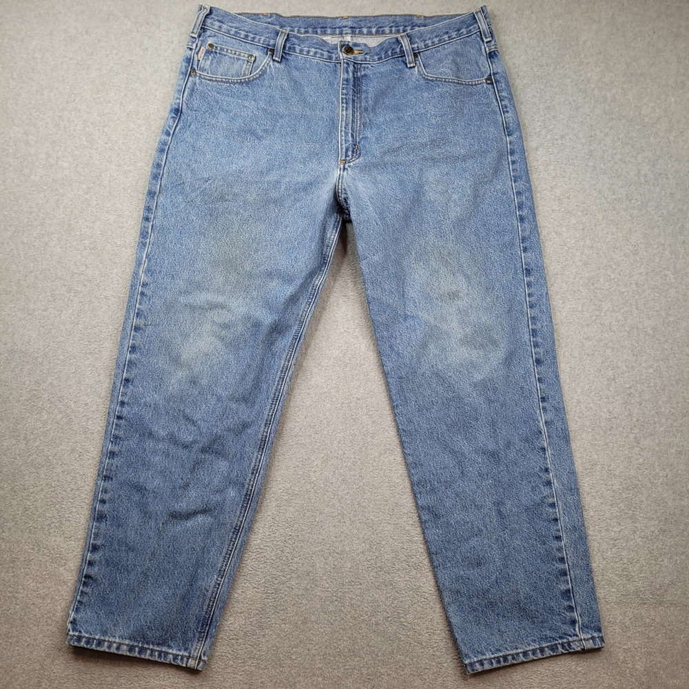 Carhartt‎ B17 DST Relaxed Fit Jeans Mens 40x30 Blue Denim Workwear